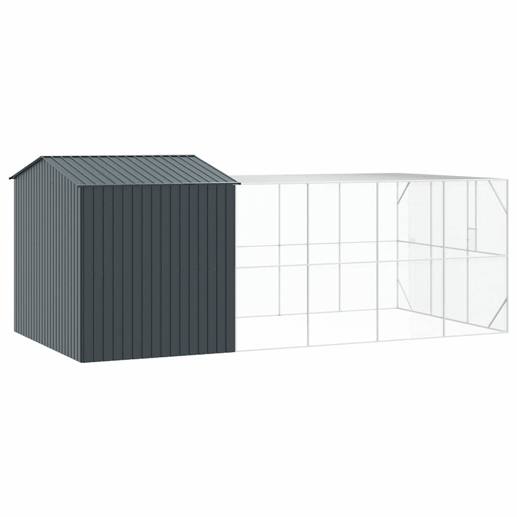 Vogelkooi Antraciet 635 x 304 x 247 cm Gegalvaniseerd staal