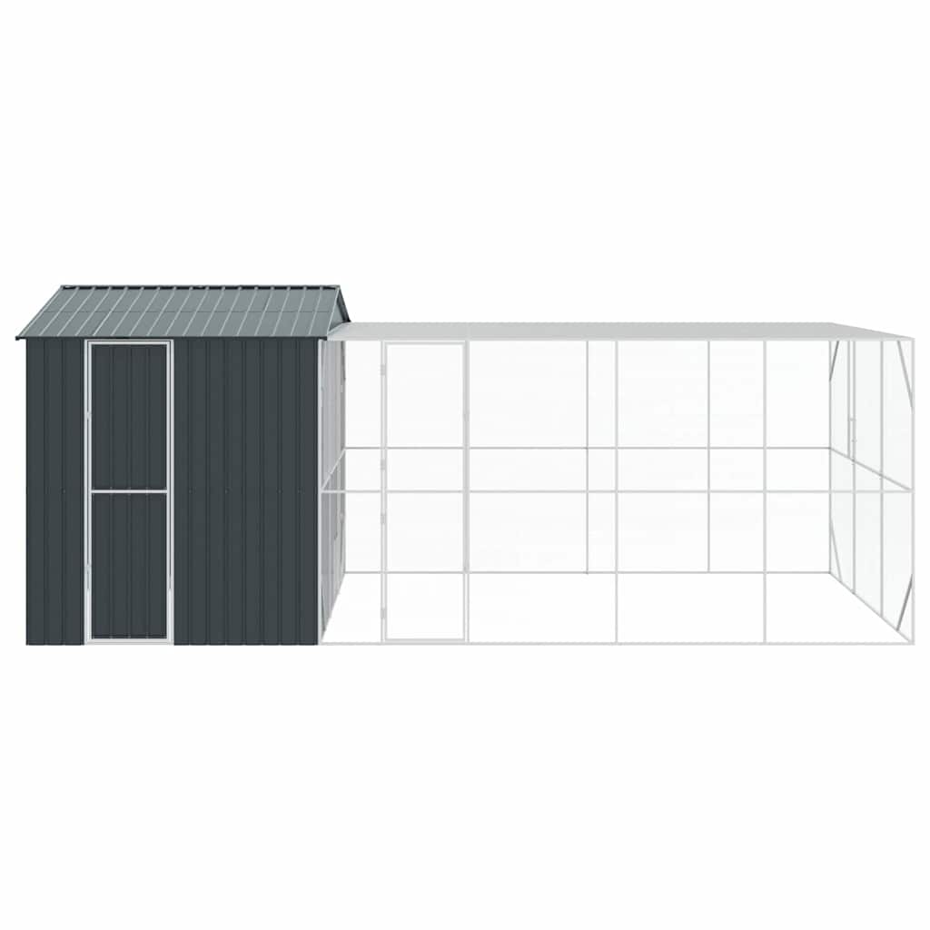 Vogelkooi Antraciet 635 x 304 x 247 cm Gegalvaniseerd staal
