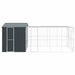 Vogelkooi Antraciet 635 x 304 x 247 cm Gegalvaniseerd staal