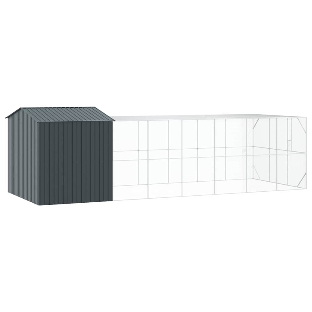 Vogelkooi Antraciet 845 x 304 x 247 cm Gegalvaniseerd staal