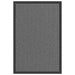 Deurmat 40x60 cm antracietkleurig