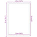 Deurmat 40x60 cm antracietkleurig