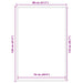 Deurmat 80x120 cm antracietkleurig