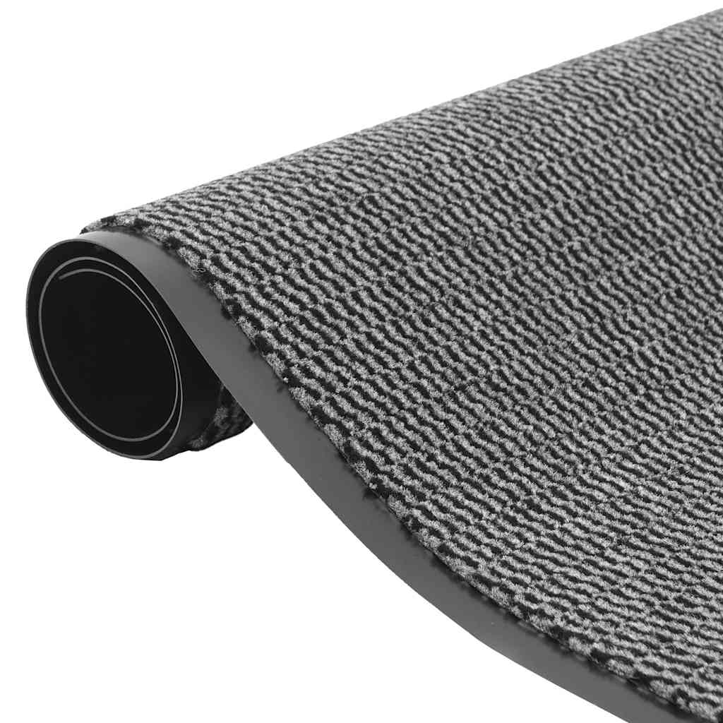 Deurmat 115x200 cm antracietkleurig
