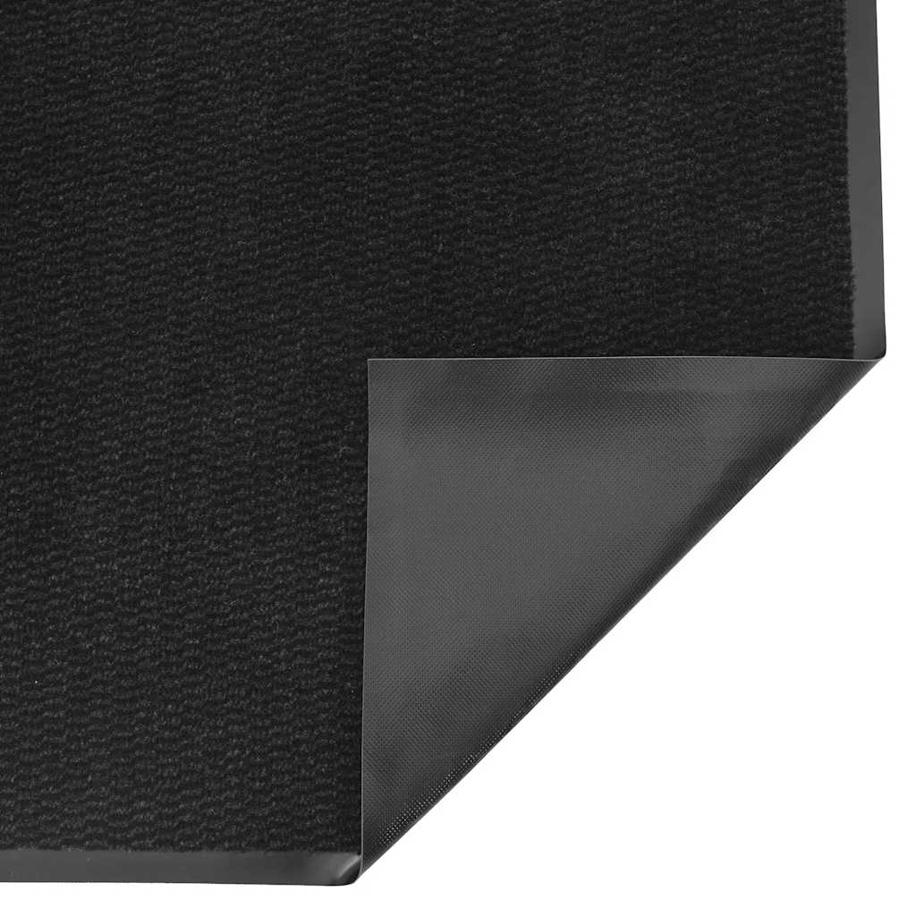 Deurmat 60x150 cm zwart