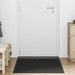 Deurmat 80x120 cm zwart