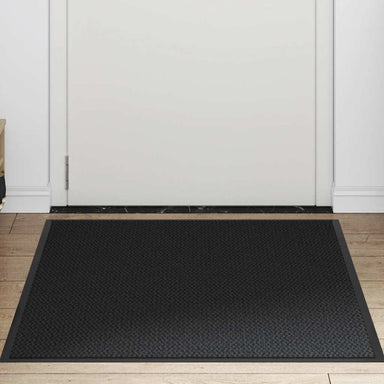 Deurmat 90x120 cm zwart