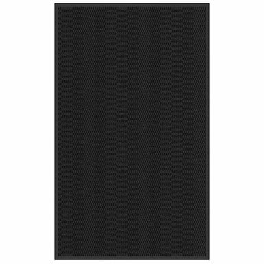 Deurmat 90x150 cm zwart