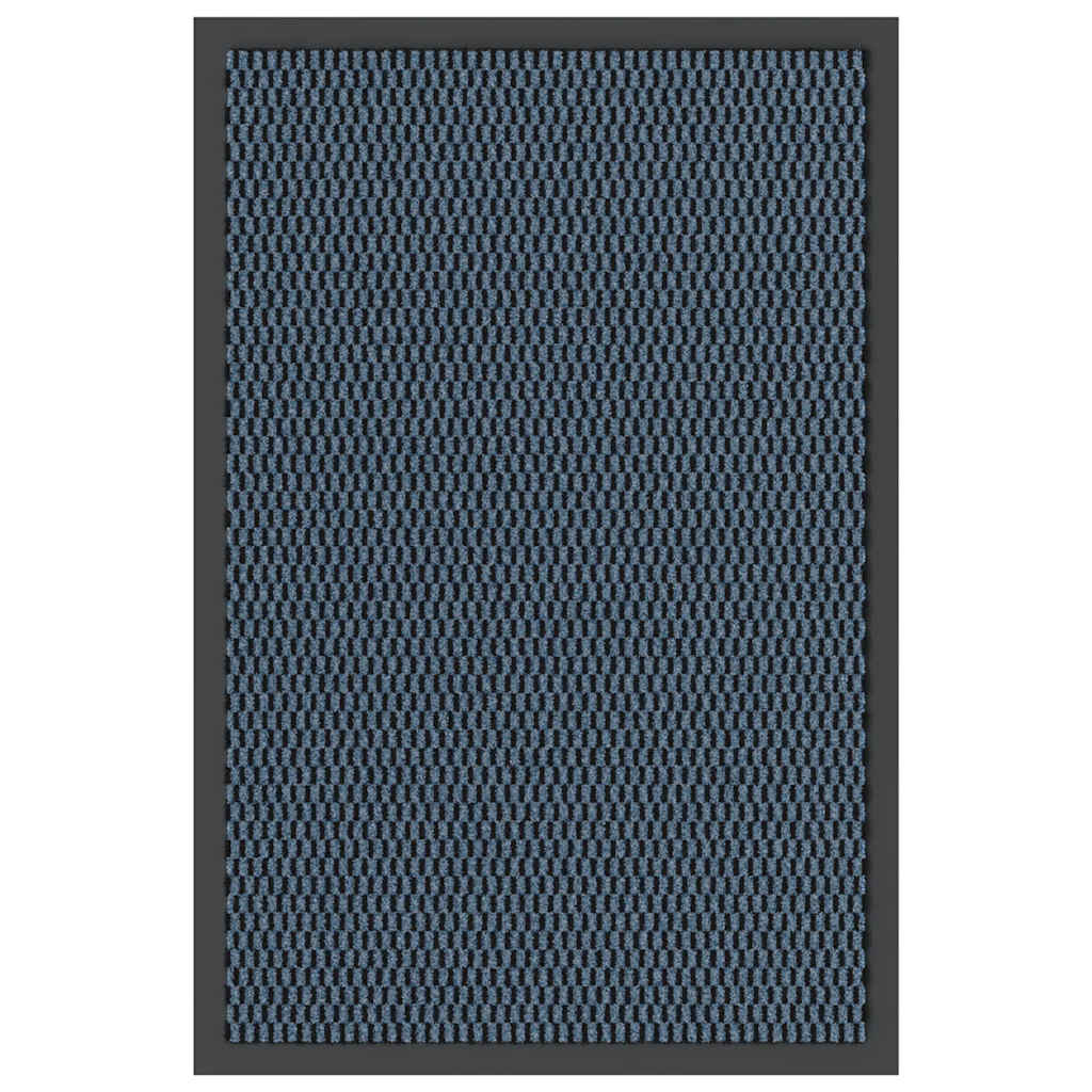 Deurmat 40x60 cm blauw