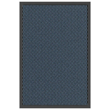 Deurmat 40x60 cm blauw