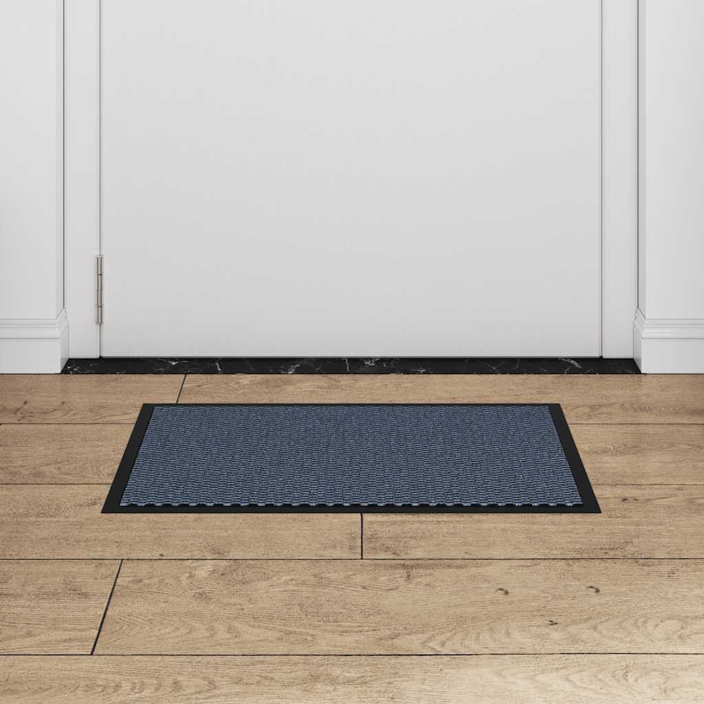 Deurmat 40x60 cm blauw