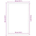 Deurmat 40x60 cm blauw