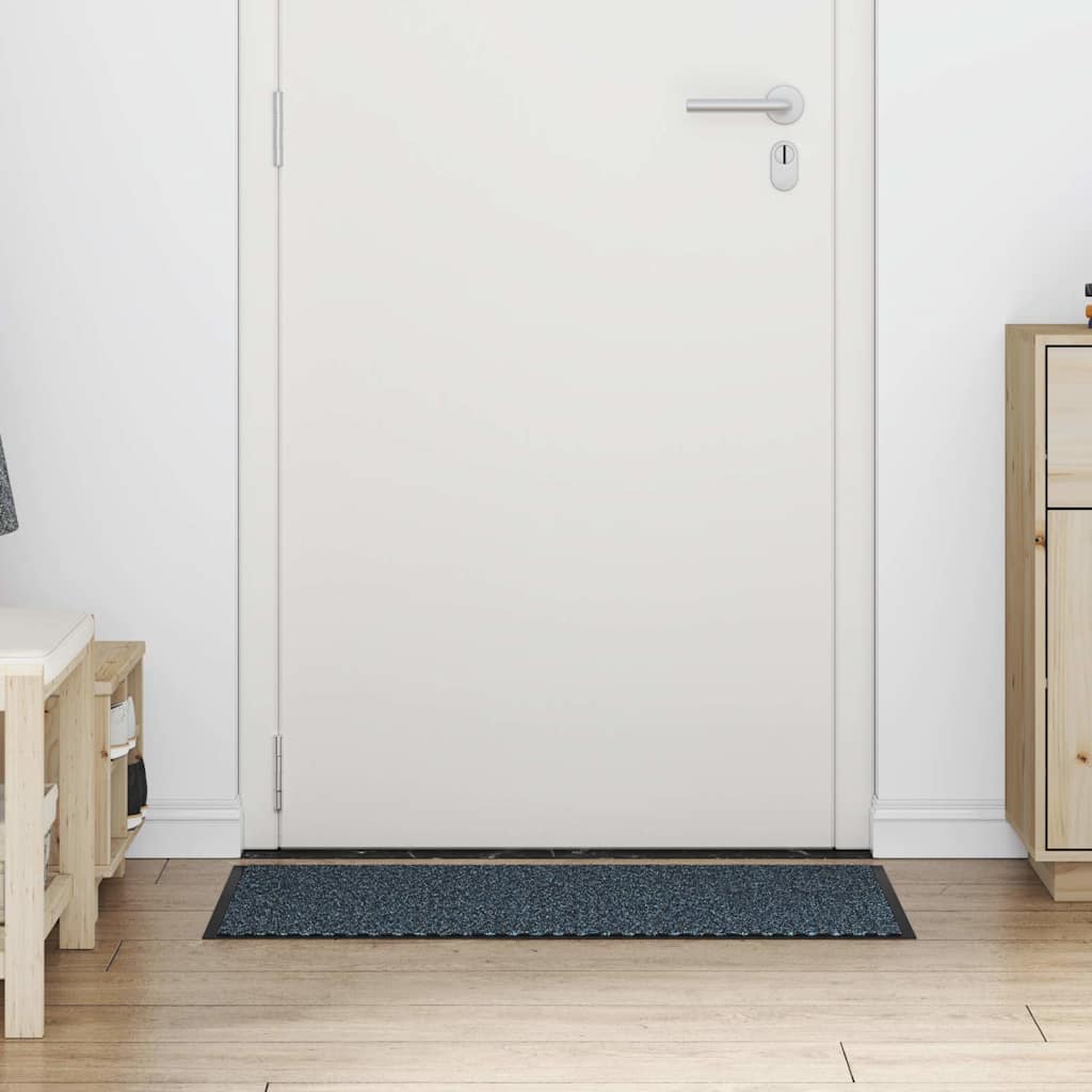 Deurmat 60x90 cm blauw
