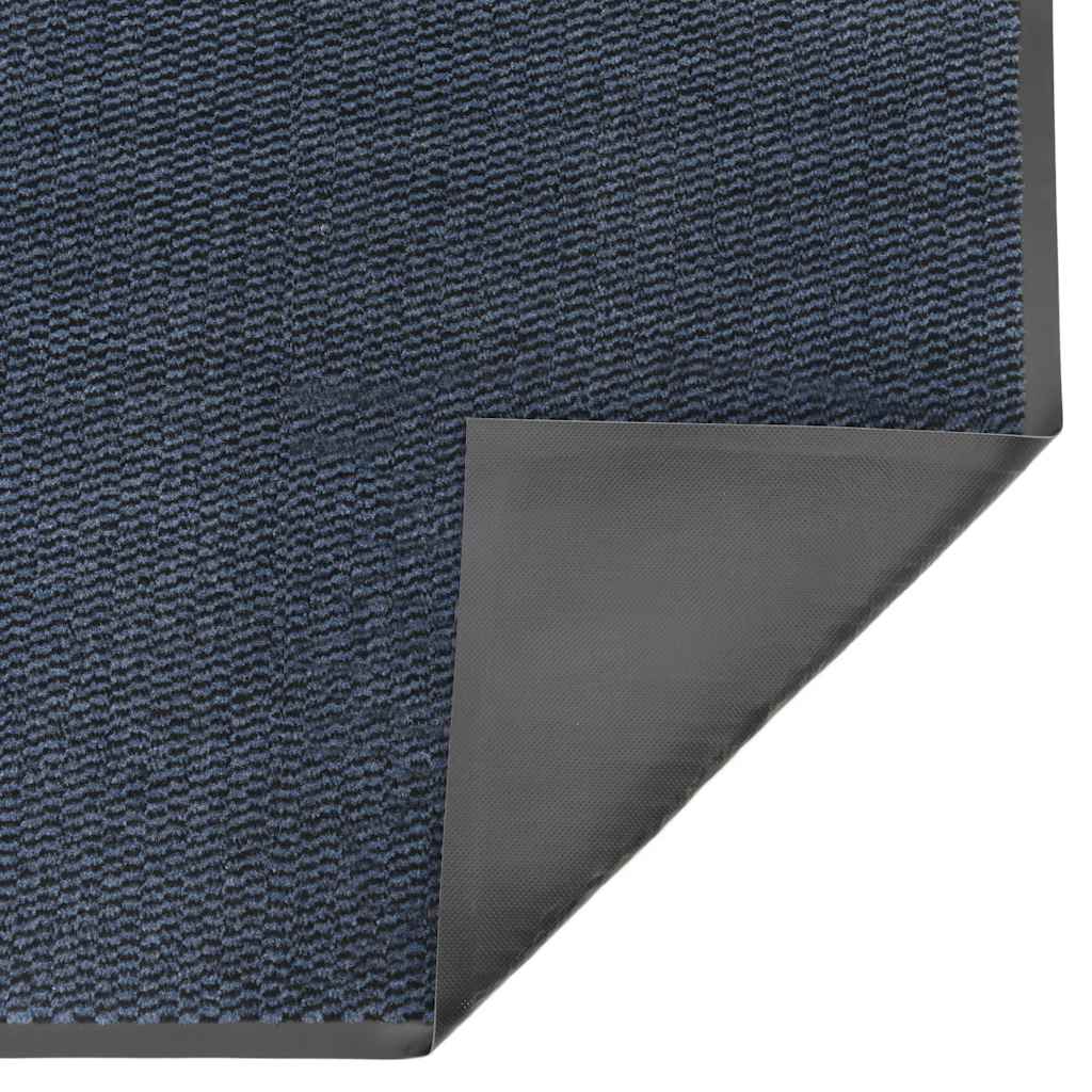 Deurmat 60x90 cm blauw