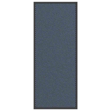Deurmat 60x150 cm blauw