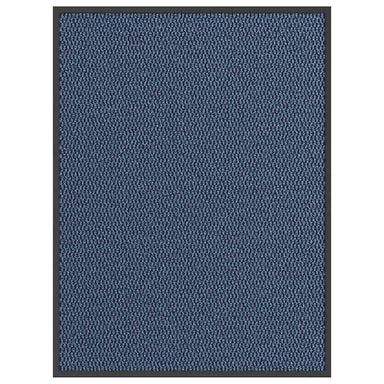 Deurmat 90x120 cm blauw