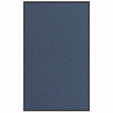 Deurmat 90x150 cm blauw