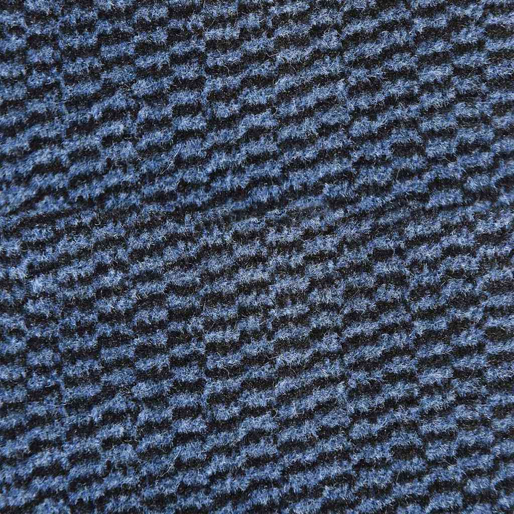 Deurmat 115x200 cm blauw