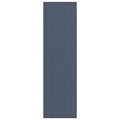 Deurmat 115x400 cm blauw