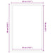 Deurmat 40x60 cm bruin