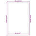 Deurmat 60x90 cm bruin