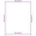 Deurmat 90x120 cm bruin