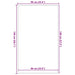 Deurmat 90x150 cm bruin