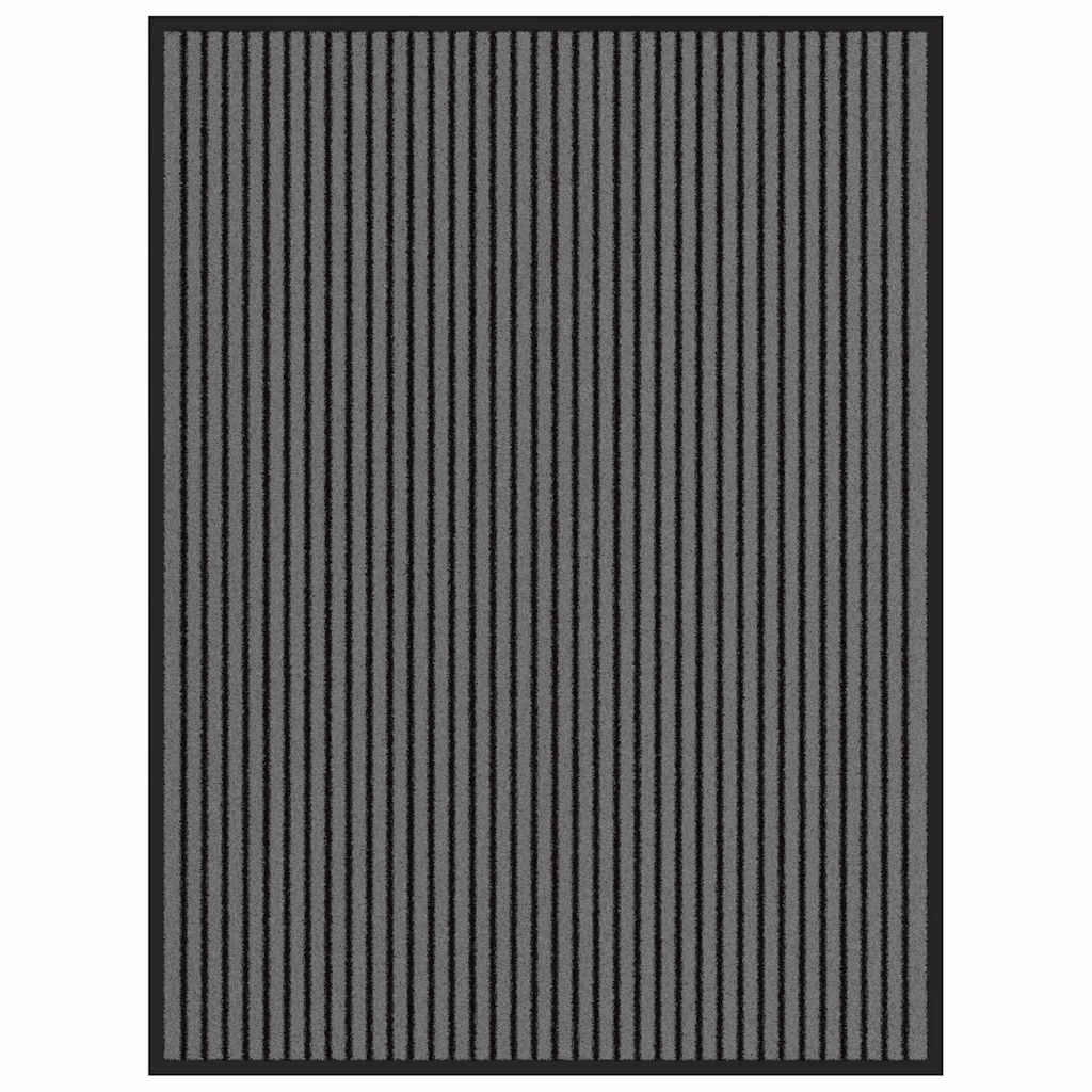 Deurmat Zwart 80 x 120 cm Polypropyleen
