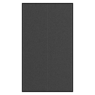 Deurmat 115x200 cm streep zwart en grijs