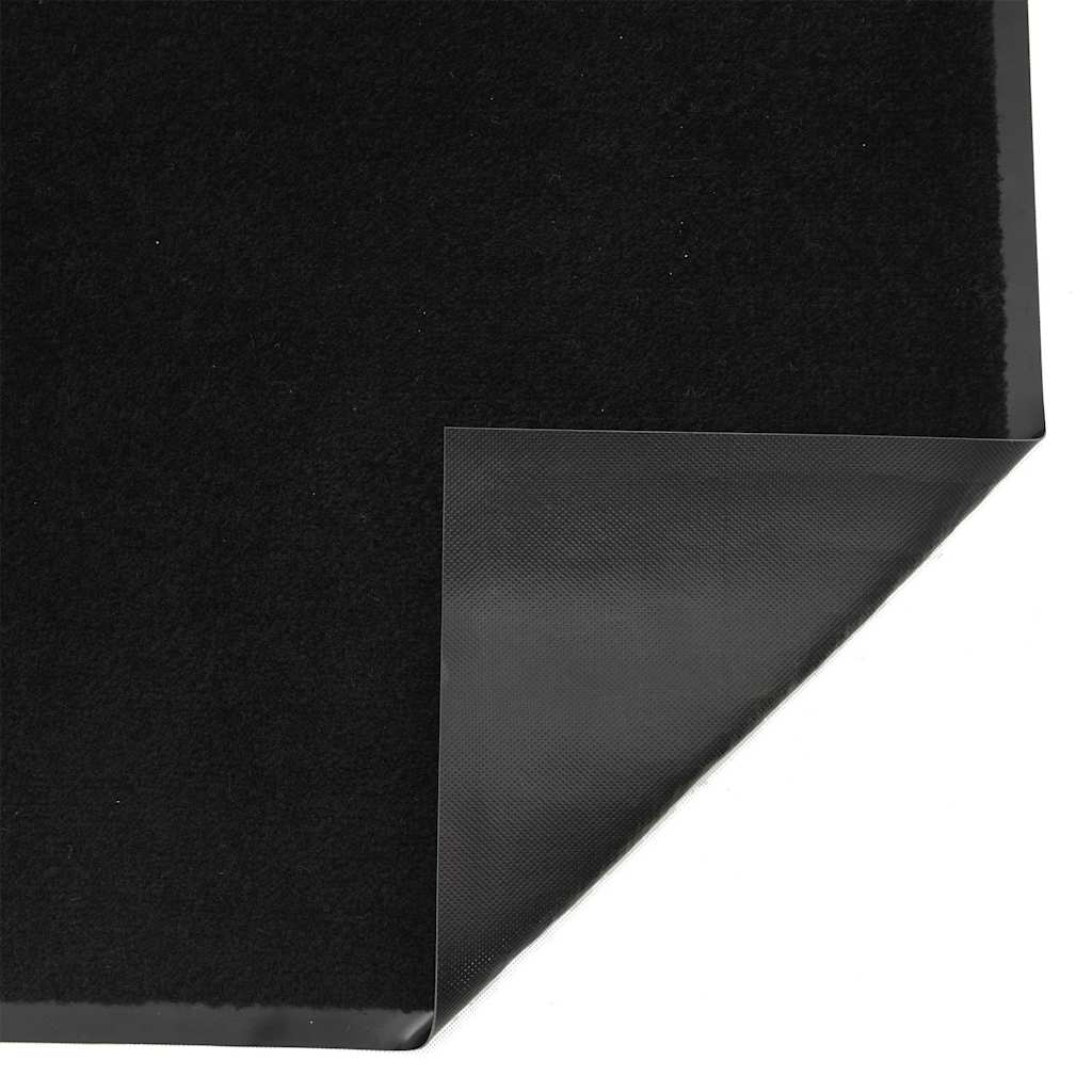 Deurmat 60x90 cm zwart