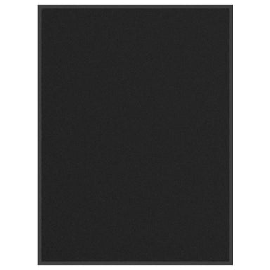 Deurmat 80x120 cm zwart