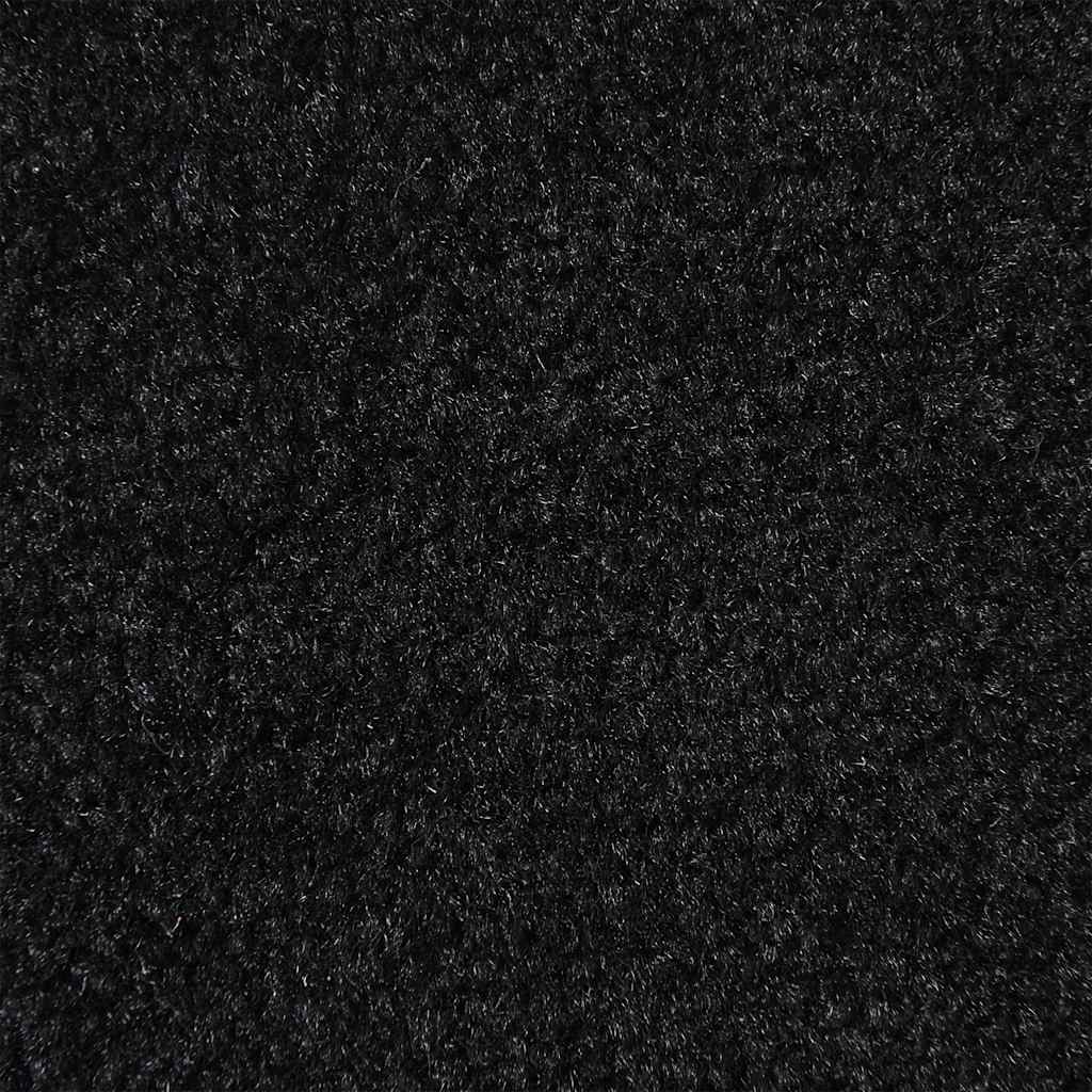 Deurmat 90x120 cm zwart