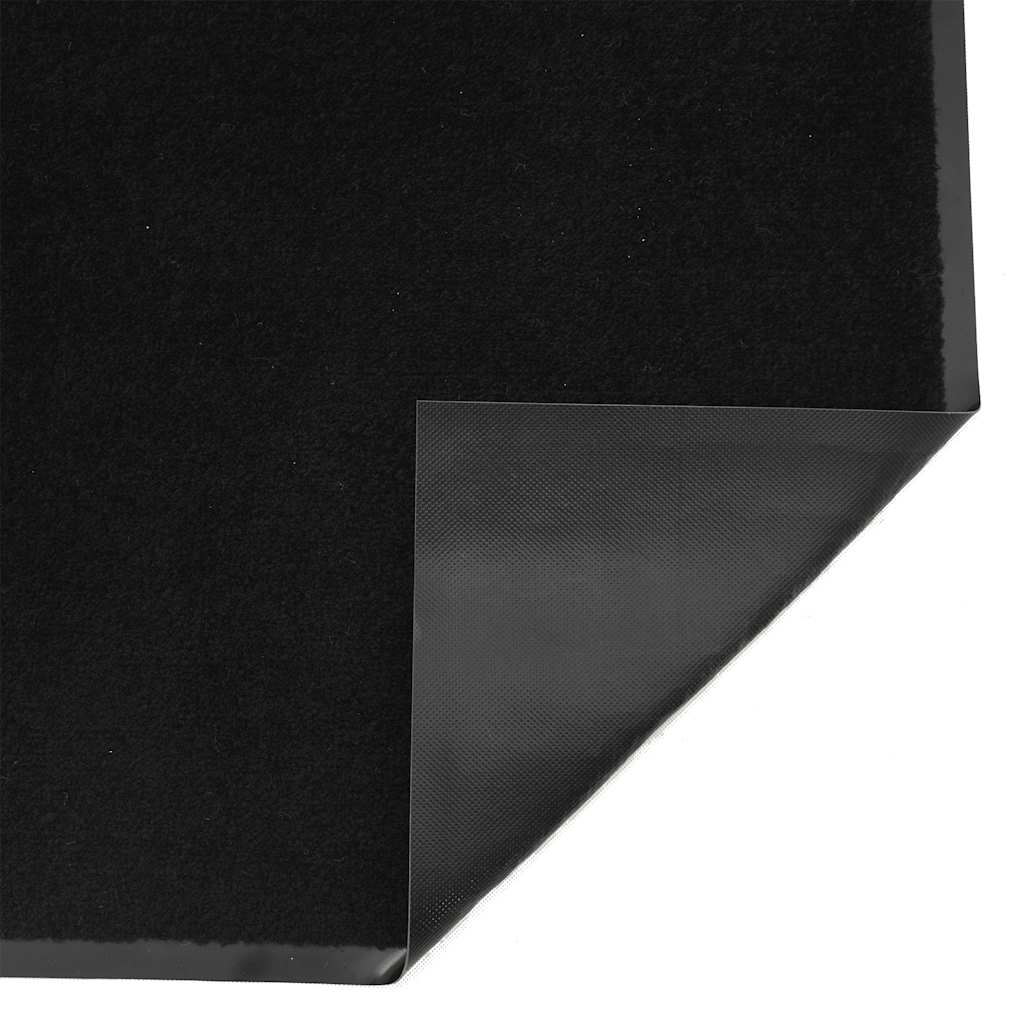 Deurmat 90x150 cm zwart