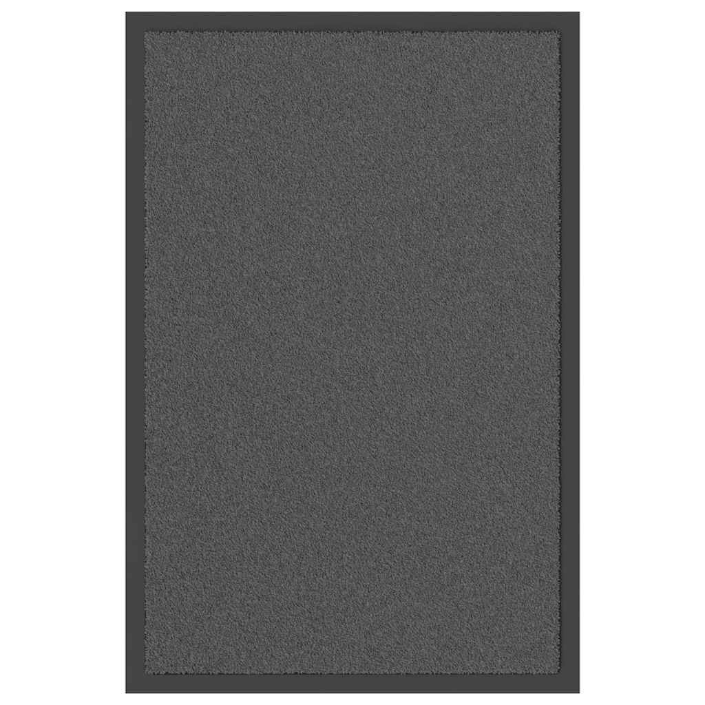 Deurmat 40x60 cm antracietkleurig