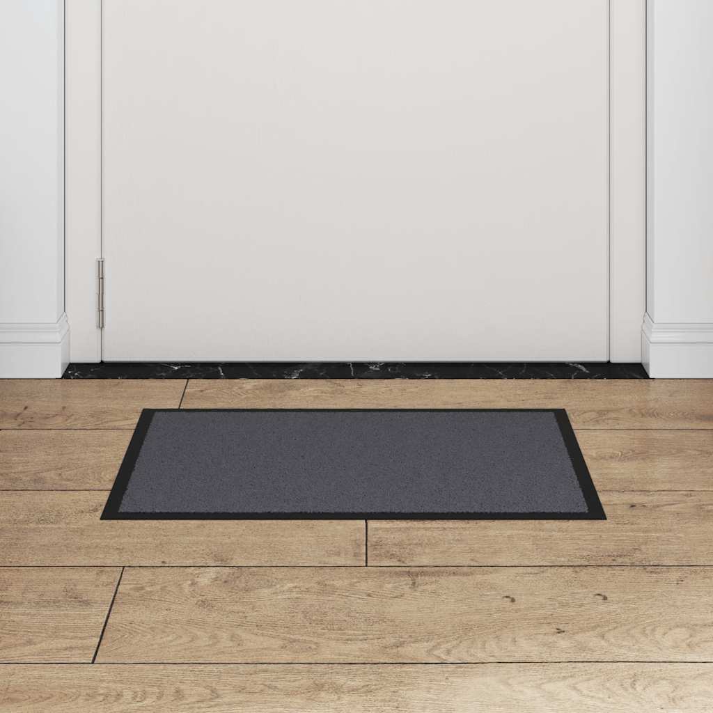 Deurmat 40x60 cm antracietkleurig