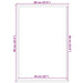 Deurmat 60x90 cm antracietkleurig