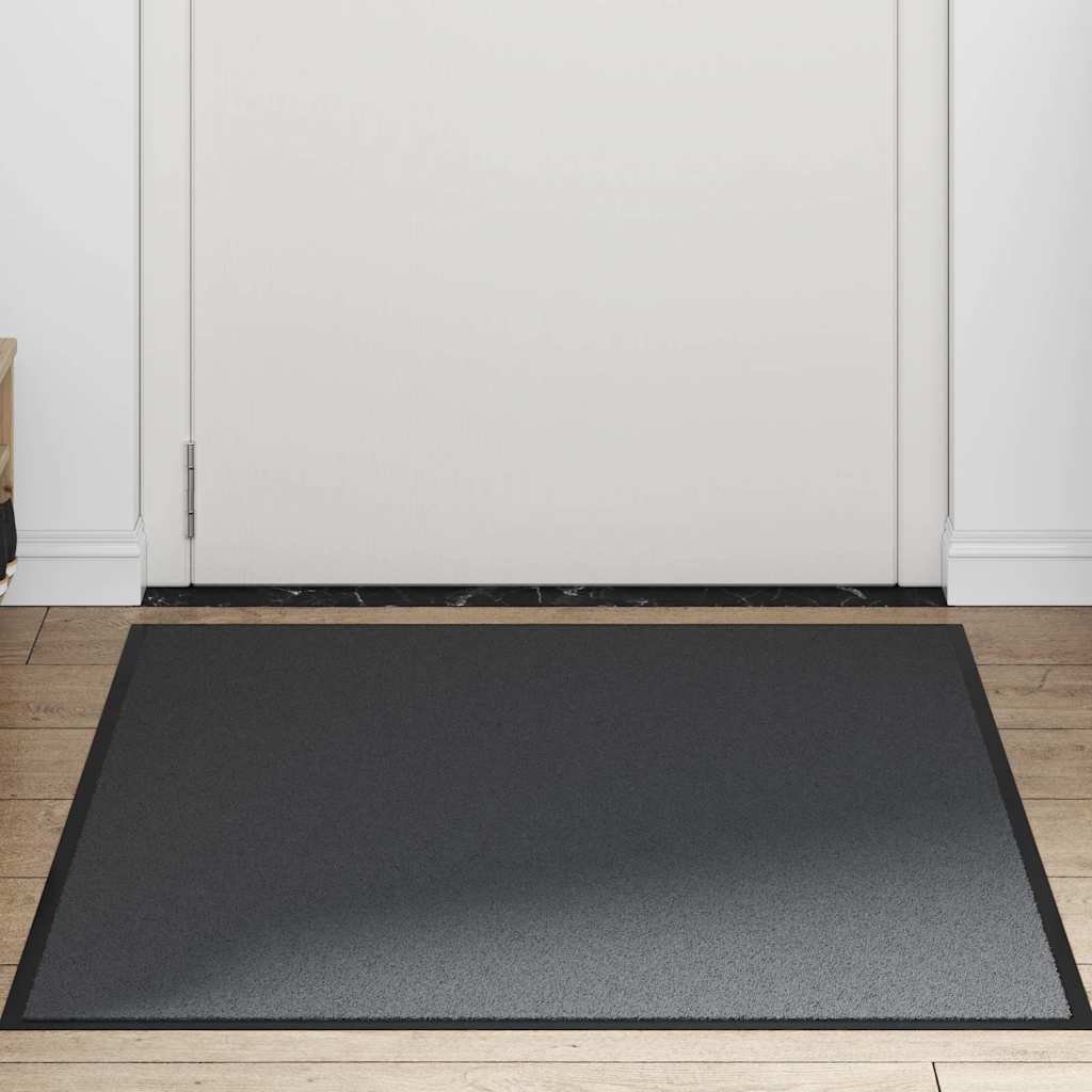Deurmat 80x120 cm antracietkleurig