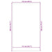 Deurmat 115x200 cm antracietkleurig