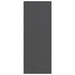 Deurmat 115x300 cm antracietkleurig