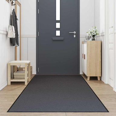 Deurmat 115x500 cm antracietkleurig