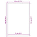 Deurmat 80x120 cm bruin