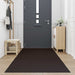 Deurmat 115x300 cm bruin