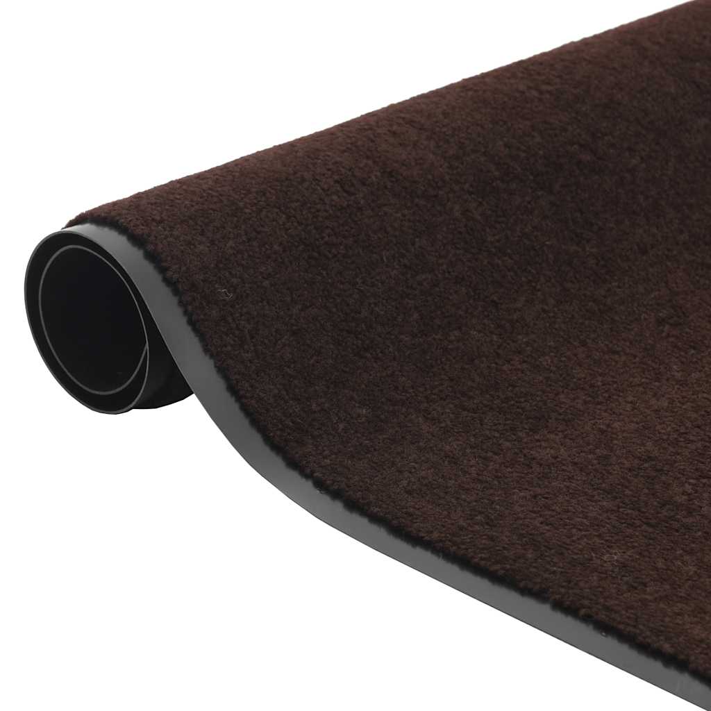 Deurmat 115x300 cm bruin