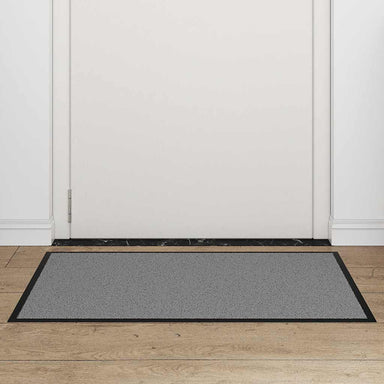 Deurmat 60x90 cm grijs