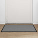 Deurmat 60x90 cm grijs