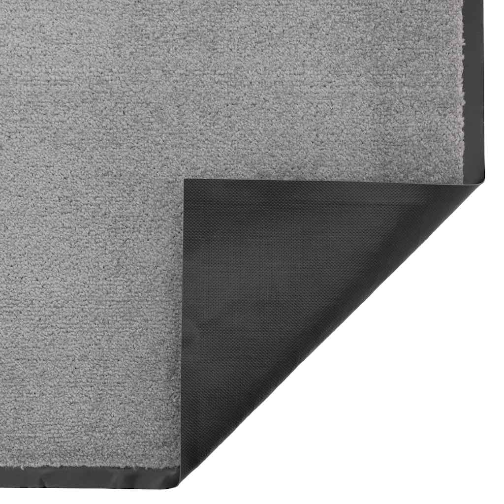 Deurmat 115x200 cm grijs