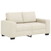Bank 3 st Beige Linnen-mix stof