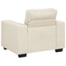 Bank 3 st Beige Linnen-mix stof