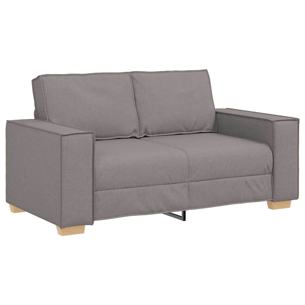 Bank 3 st Taupe Linnen-mix stof