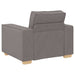 Bank 3 st Taupe Linnen-mix stof